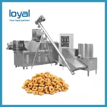 Fried Wheat Flour Puff Snack Process Line Food Extruder Machine With Packing Machine