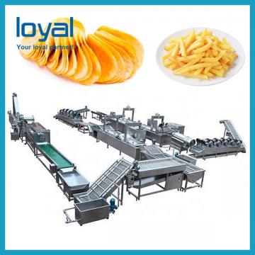 Automatic Potato Chips Production Line Frozen French Fries Making Machine