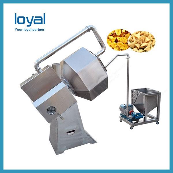 Potato Chips Snacks Popcorn Roller Seasoning Machine