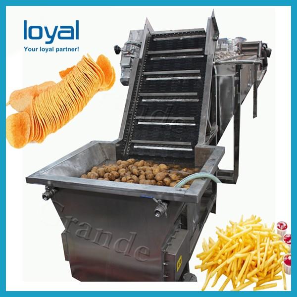 Potato French Fries Production Line Potato Chips Making Machine